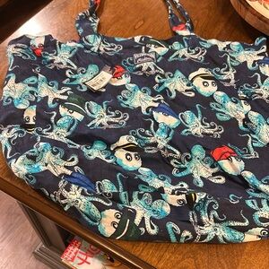 Vilebrequin x Malbon canvas tote bag NWT